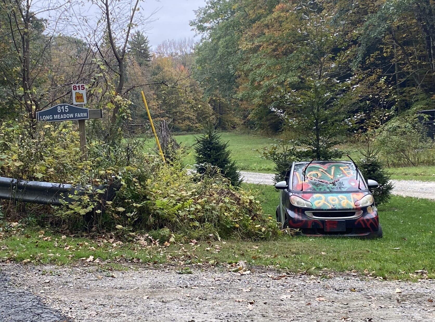 Roadside attraction in New Marlborough